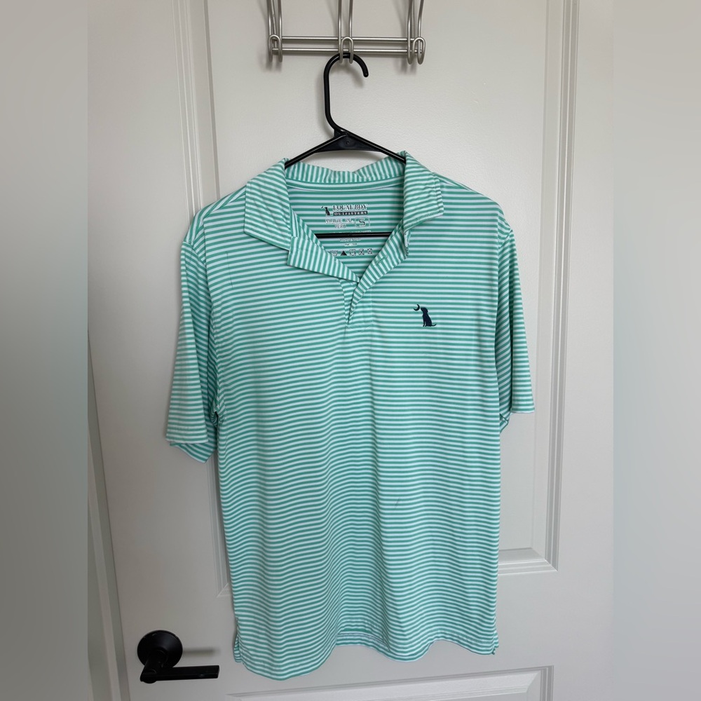 Mint Green Polo Shirt with Classic Collar and Lightweight Fabric